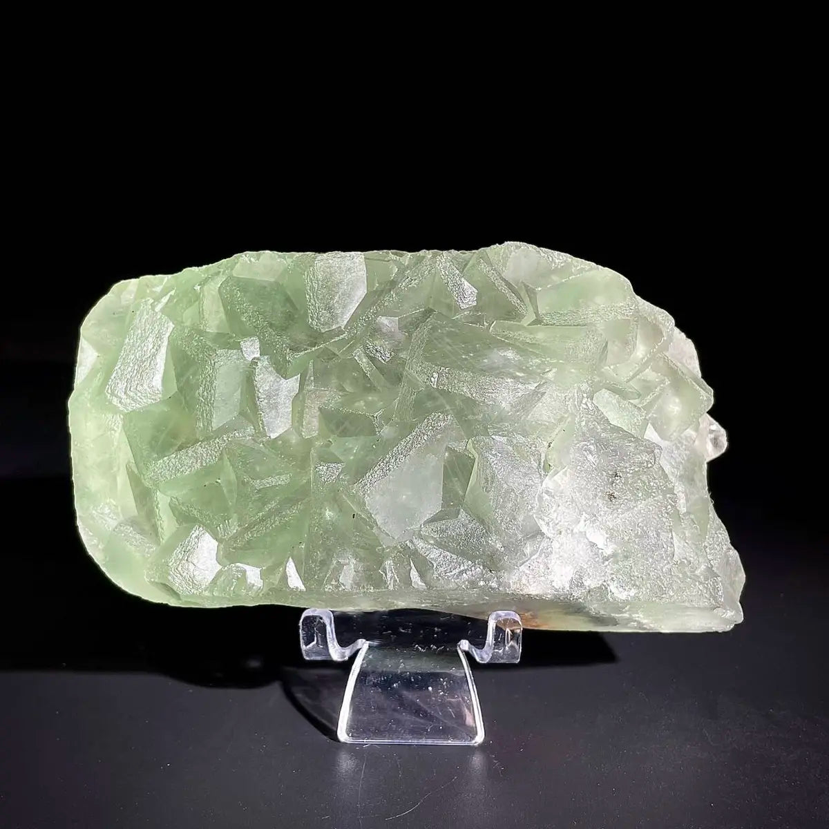 Natural Green Fluorite Crystal Specimen | Hunan, China | 950g | 14*8*5cm