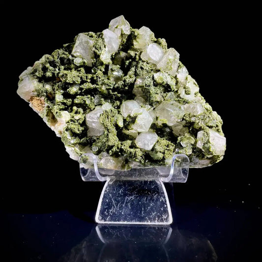 Natural Turkish Epidote with Quartz Specimen | Turkey | 530 g | 13*9*3.5 cm
