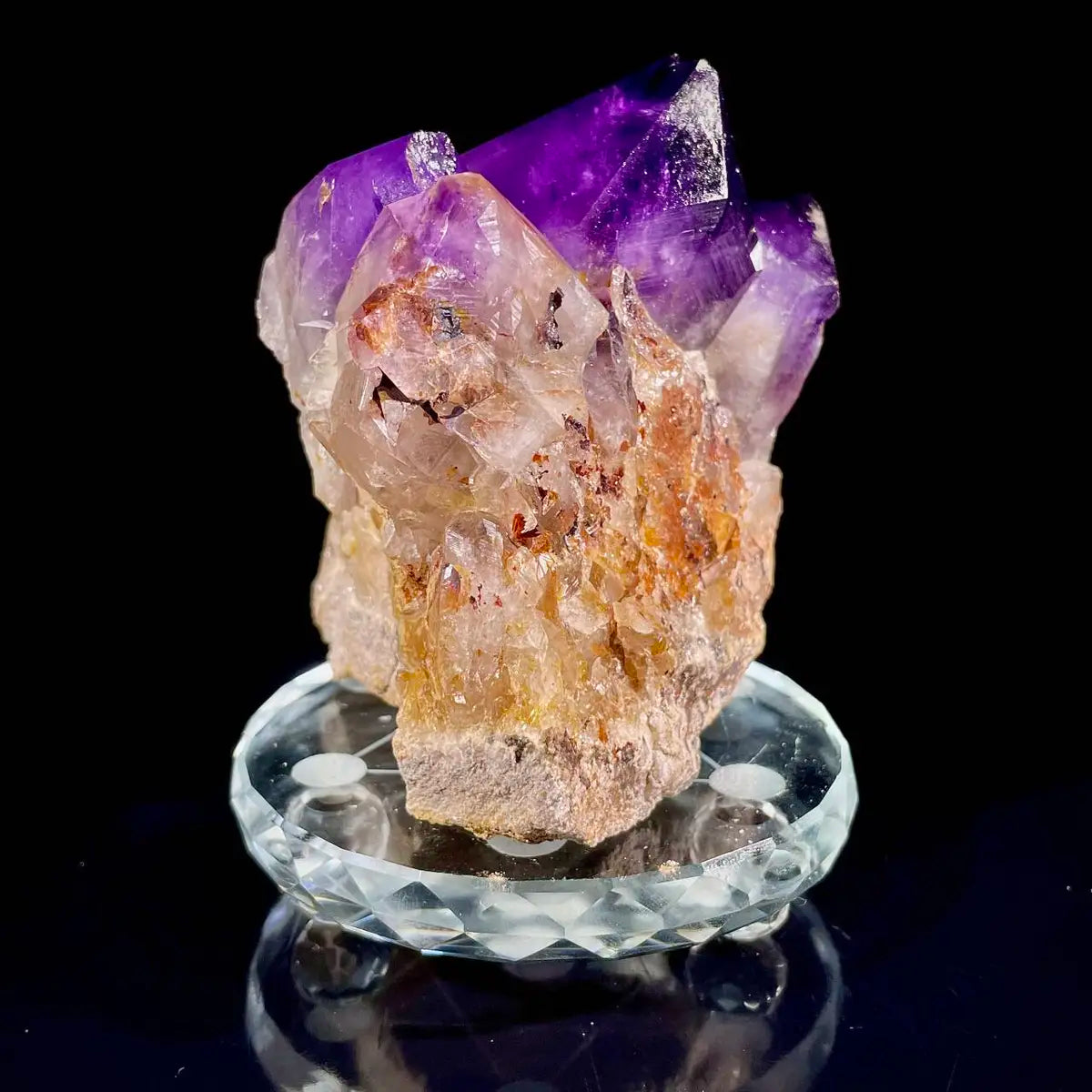 Natural Congo Dogtooth Amethyst Specimen | Congo | 860 g | 10*8*9 cm