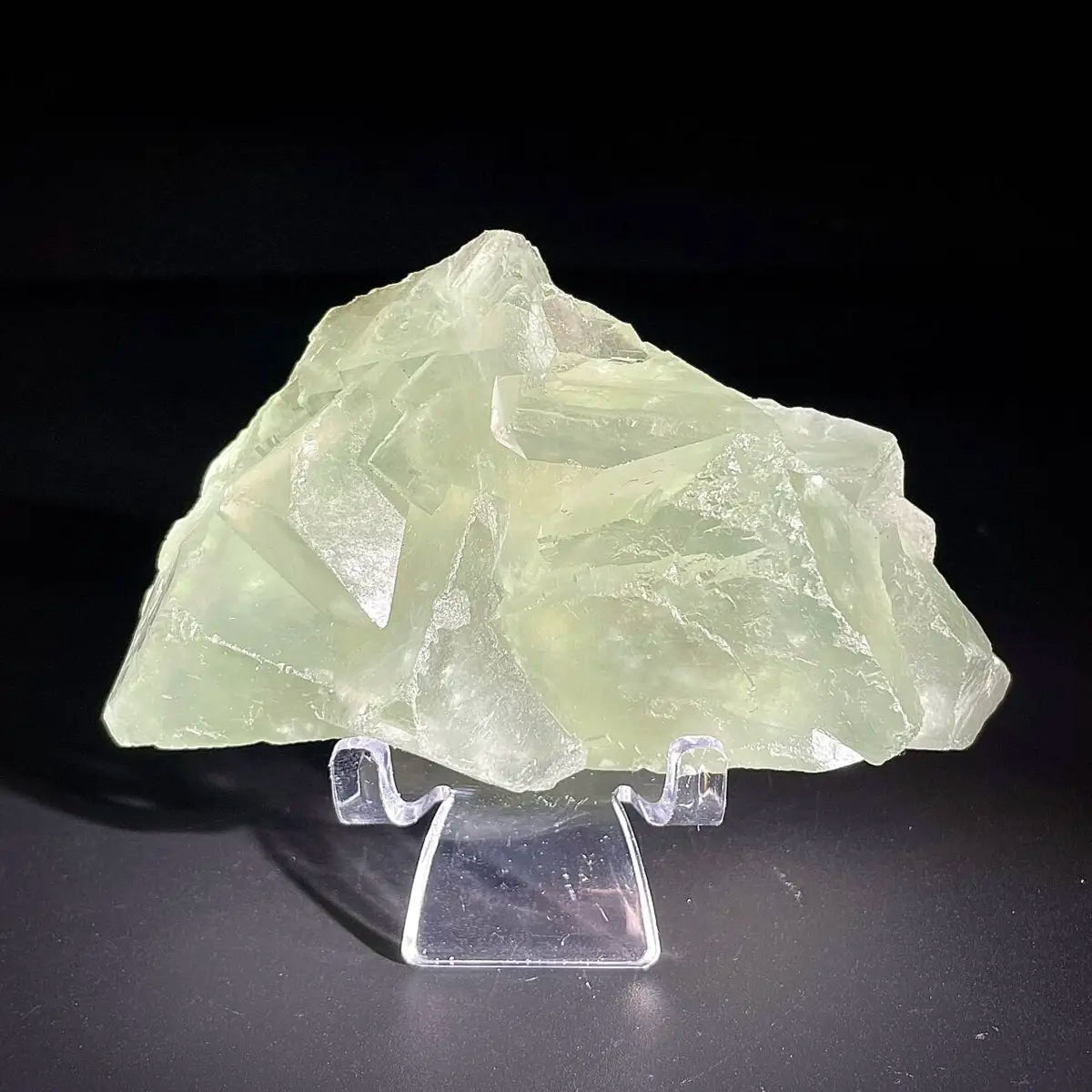 Natural Green Fluorite Crystal Specimen | Hunan, China | 340g | 10*16*4.5cm