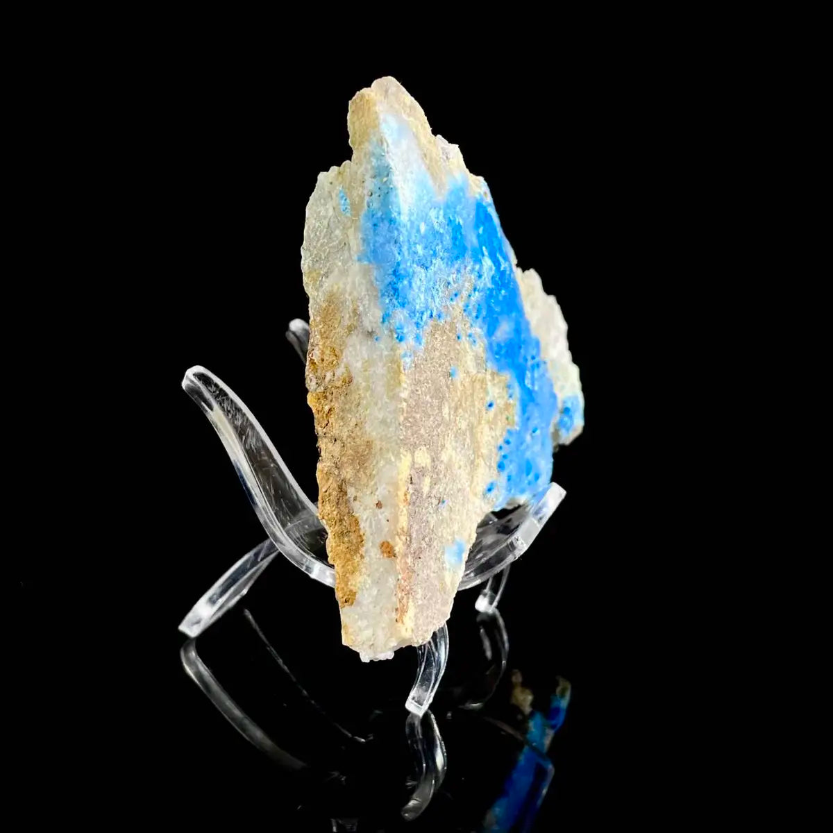 Natural Cyanotrichite Mineral Specimen | 130 g | 9*7*1.5 cm | Cyanotrichite Minerals | Morocco/DRC