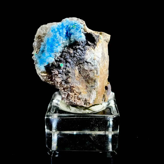 Natural Cyanotrichite Mineral Specimen | 30 g | 3*3*2 cm | Cyanotrichite Minerals | Morocco/DRC