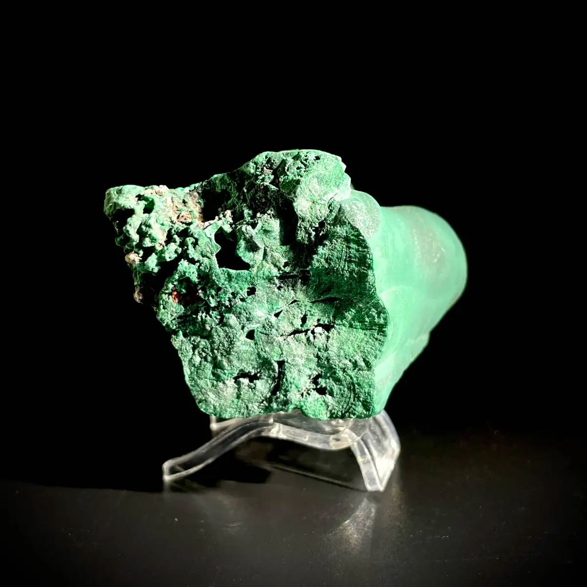Natural Stalactitic Malachite Specimen | Katanga, DR Congo | 190 g | 6.5*4*4 cm