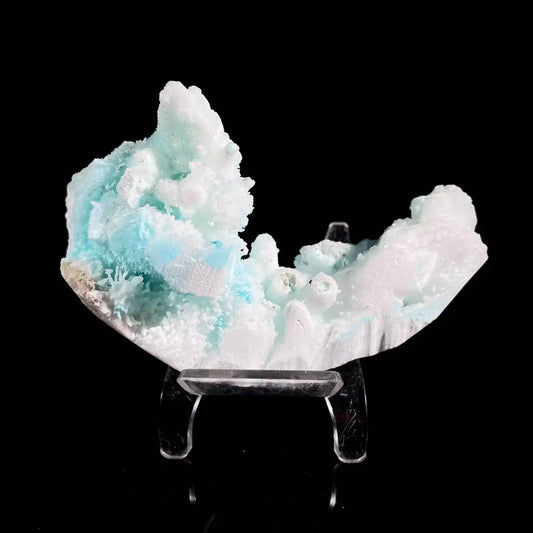 Natural Blue Aragonite Specimen-Guizhou,China- 330 g- 12*8*4.5 cm