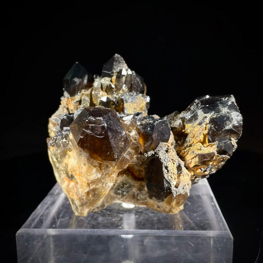 Natural Morion/Smoky Quartz Crystal Specimen | 790 g | 12*7.5*9 cm | Quartz Minerals | Madagascar