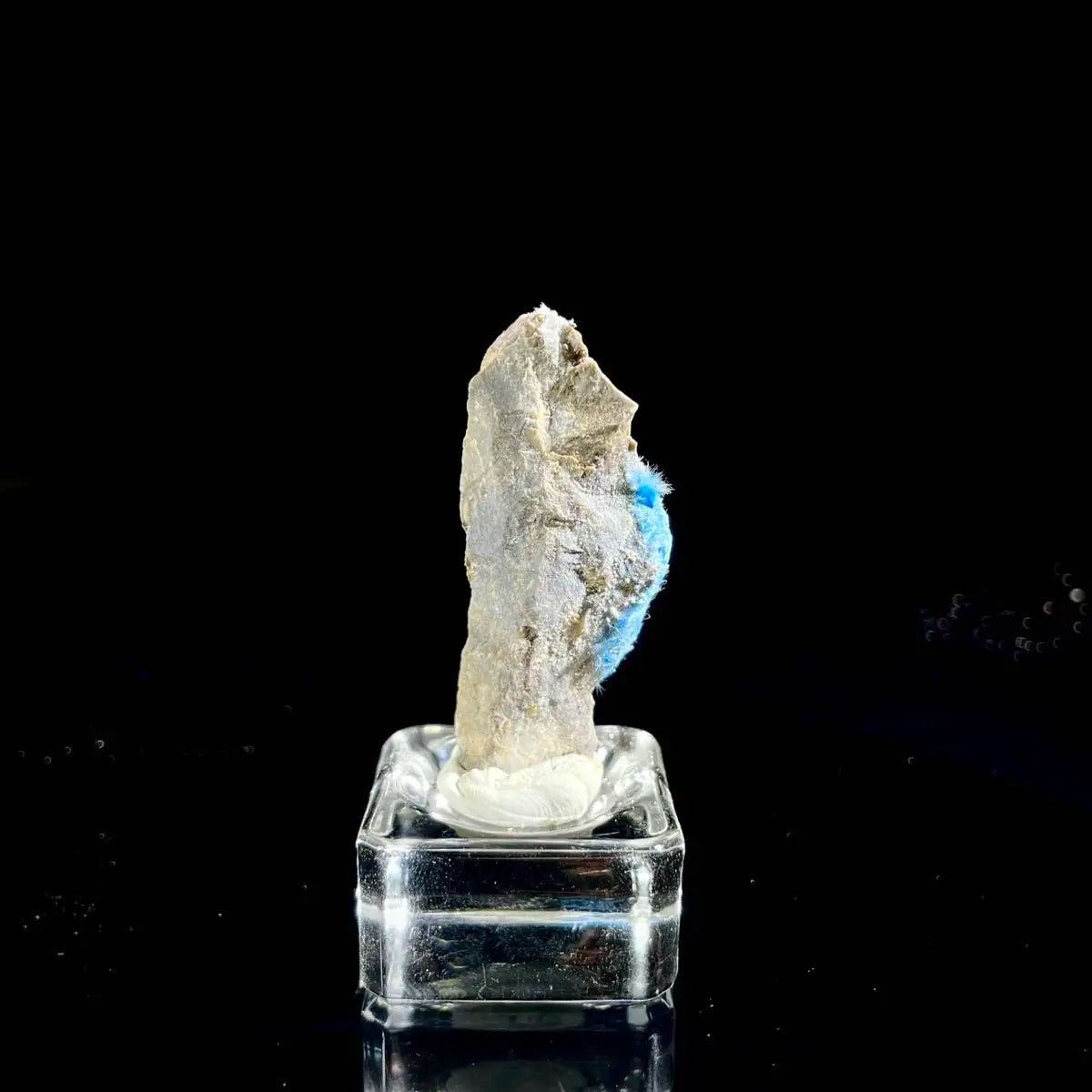 Natural Cyanotrichite Mineral Specimen | 10 g | 5*1*1 cm | Cyanotrichite Minerals | Morocco/DRC