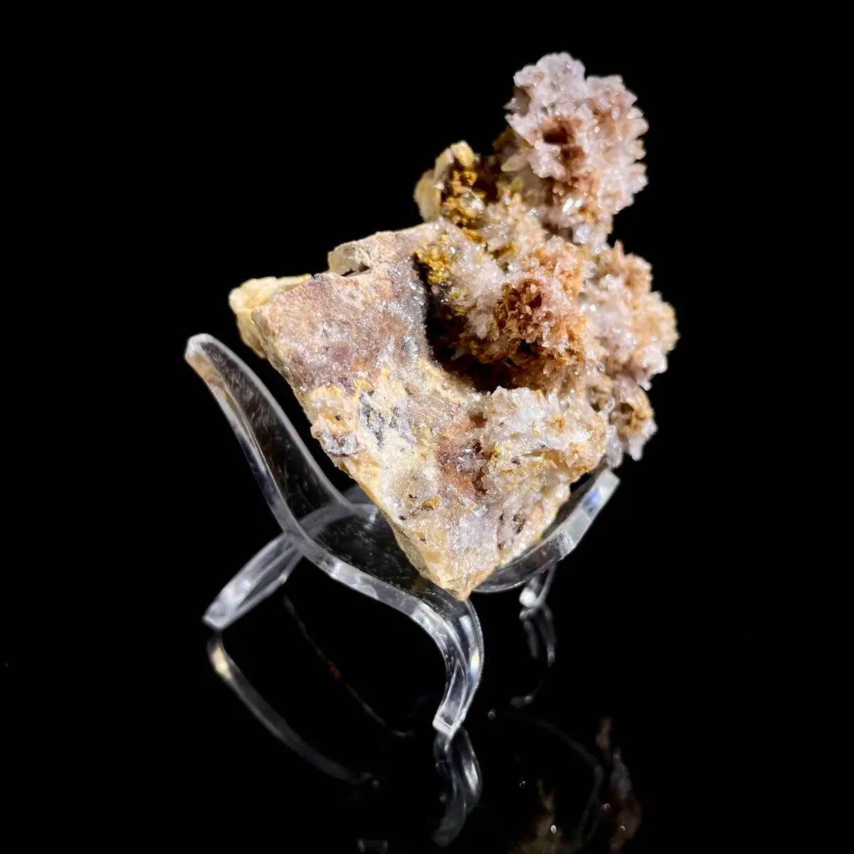 Natural Creedite with Selenite – Guizhou, China – 150 g – 8*5.5*5.5 cm