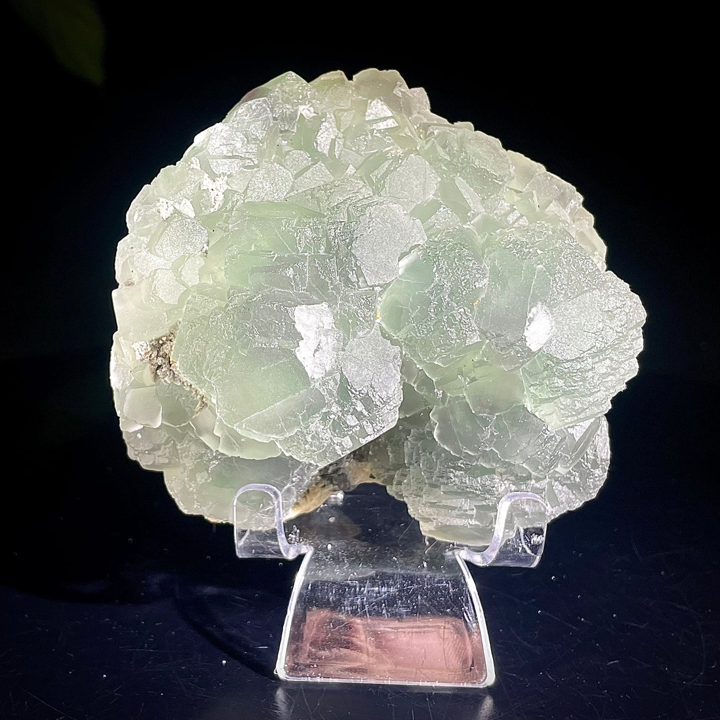 Natural Green Fluorite Crystal Specimen | Hunan, China | 770g | 10*10*6cm