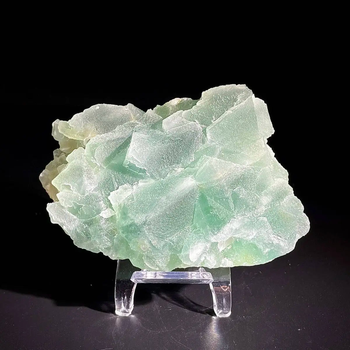 Natural Green Fluorite Crystal Specimen | Hunan, China |410g | 11*7.5*4cm