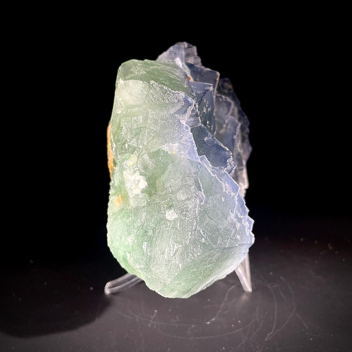 Natural  Bule Fluorite Crystal Specimen | Hunan, China | 1370g | 17*10*5cm