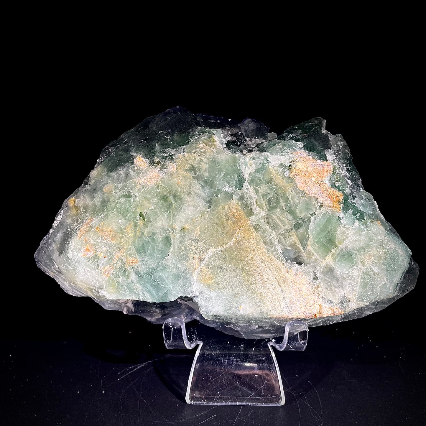 Natural  Bule Fluorite Crystal Specimen | Hunan, China | 1370g | 17*10*5cm