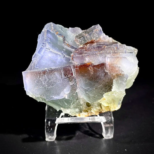 Natural  Bule Fluorite Crystal Specimen | Hunan, China | 240g | 7*6*4cm