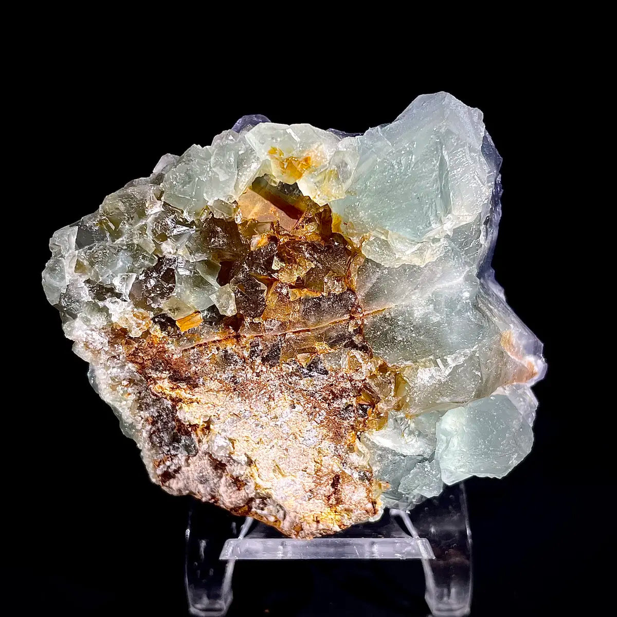 Natural  Bule Fluorite Crystal Specimen | Hunan, China | 240g | 7*6*4cm