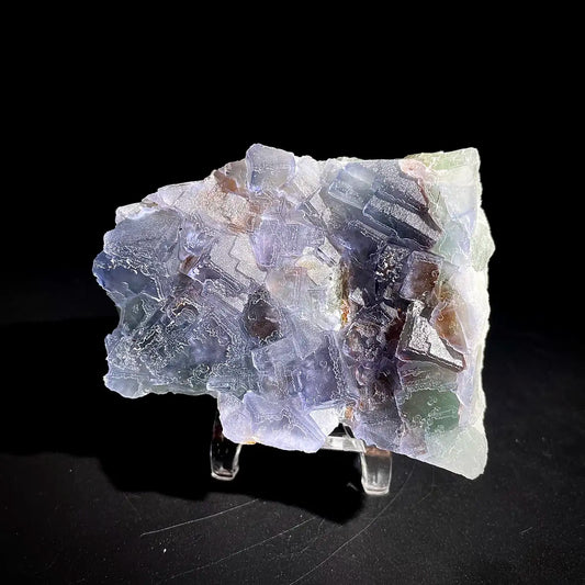 Natural  Bule Fluorite Crystal Specimen | Hunan, China | 350g |9*7*3cm