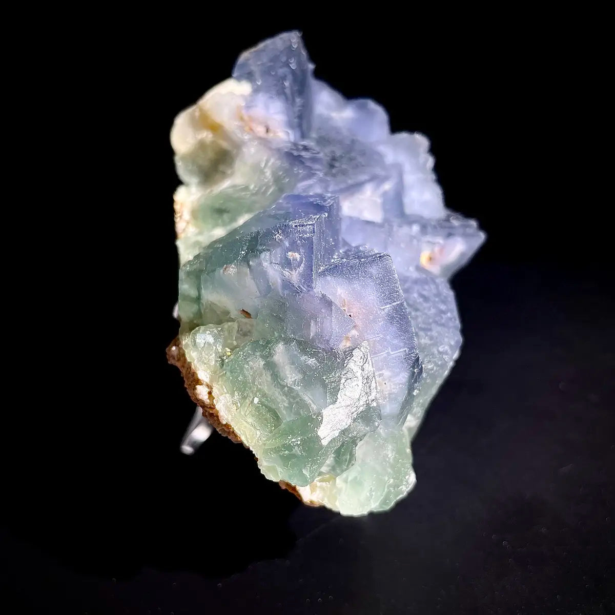 Natural  Bule Fluorite Crystal Specimen | Hunan, China | 490g |11*7*4cm