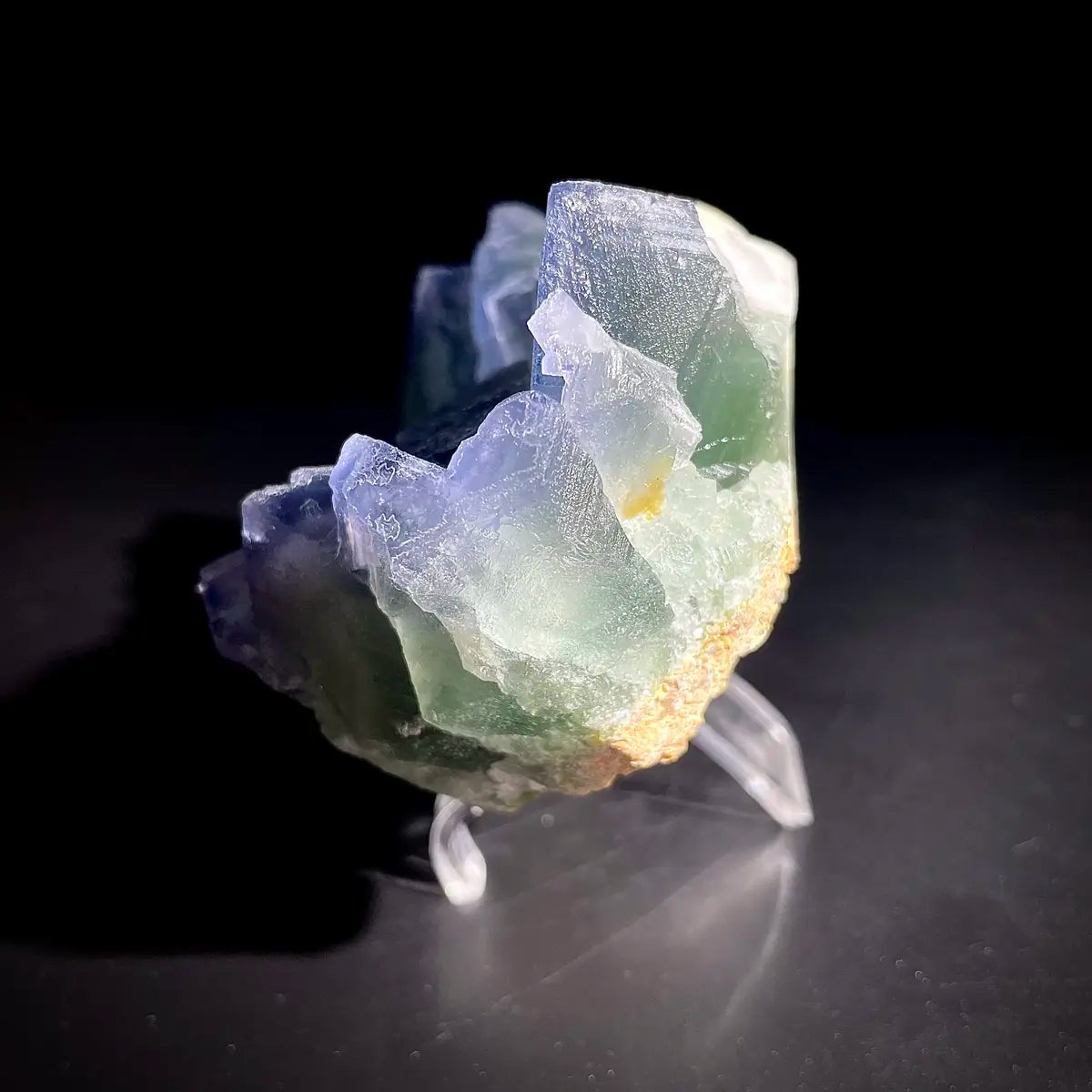 Natural  Bule Fluorite Crystal Specimen | Hunan, China | 490g |11*7*4cm