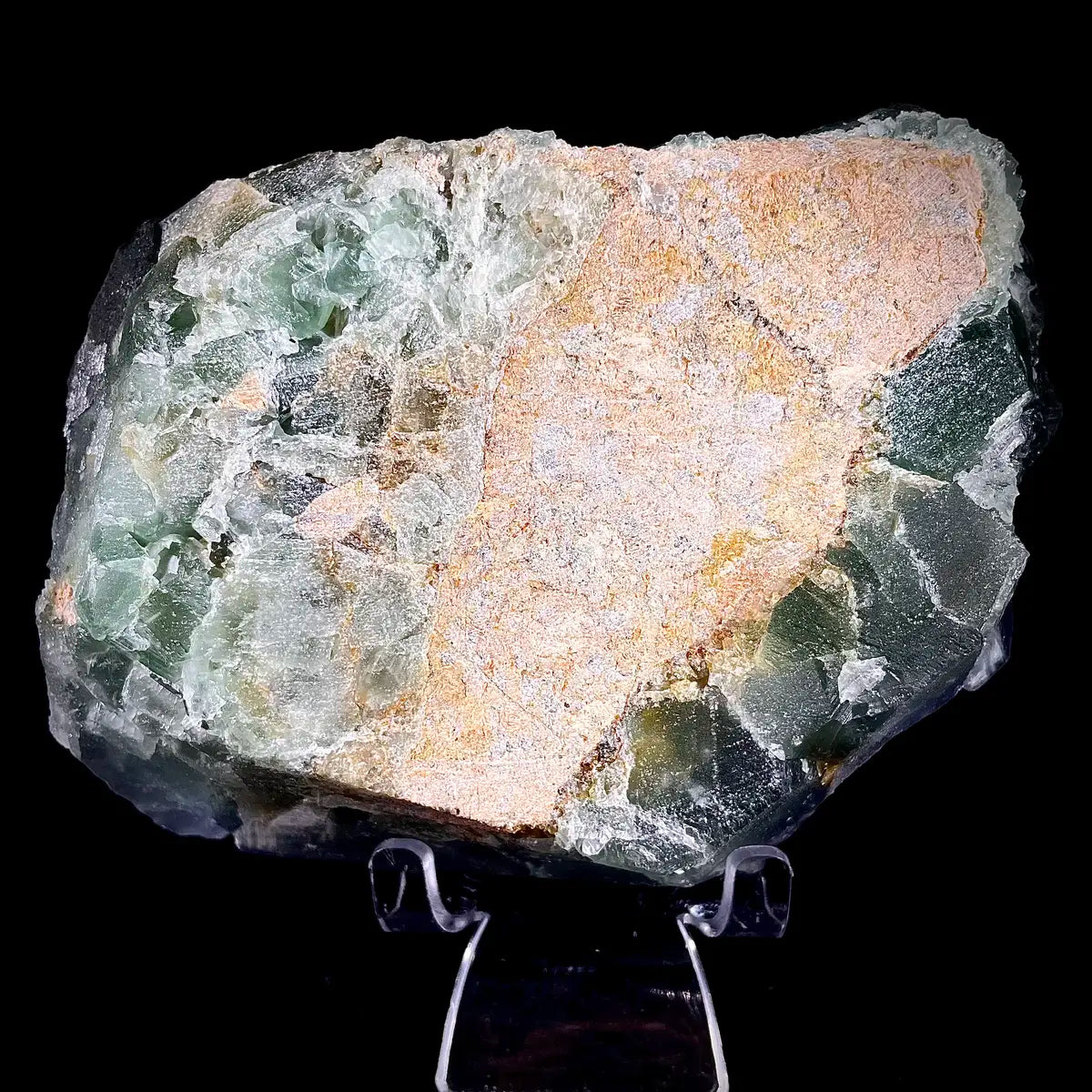 Natural  Bule Fluorite Crystal Specimen | Hunan, China | 1820g |15*11*7cm