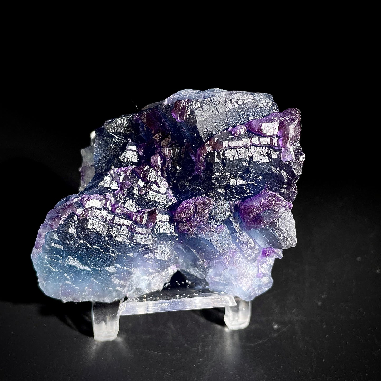 Natural  Purple Fluorite Crystal Specimen | Zhejiang, China | 160g |8*6*4.5cm