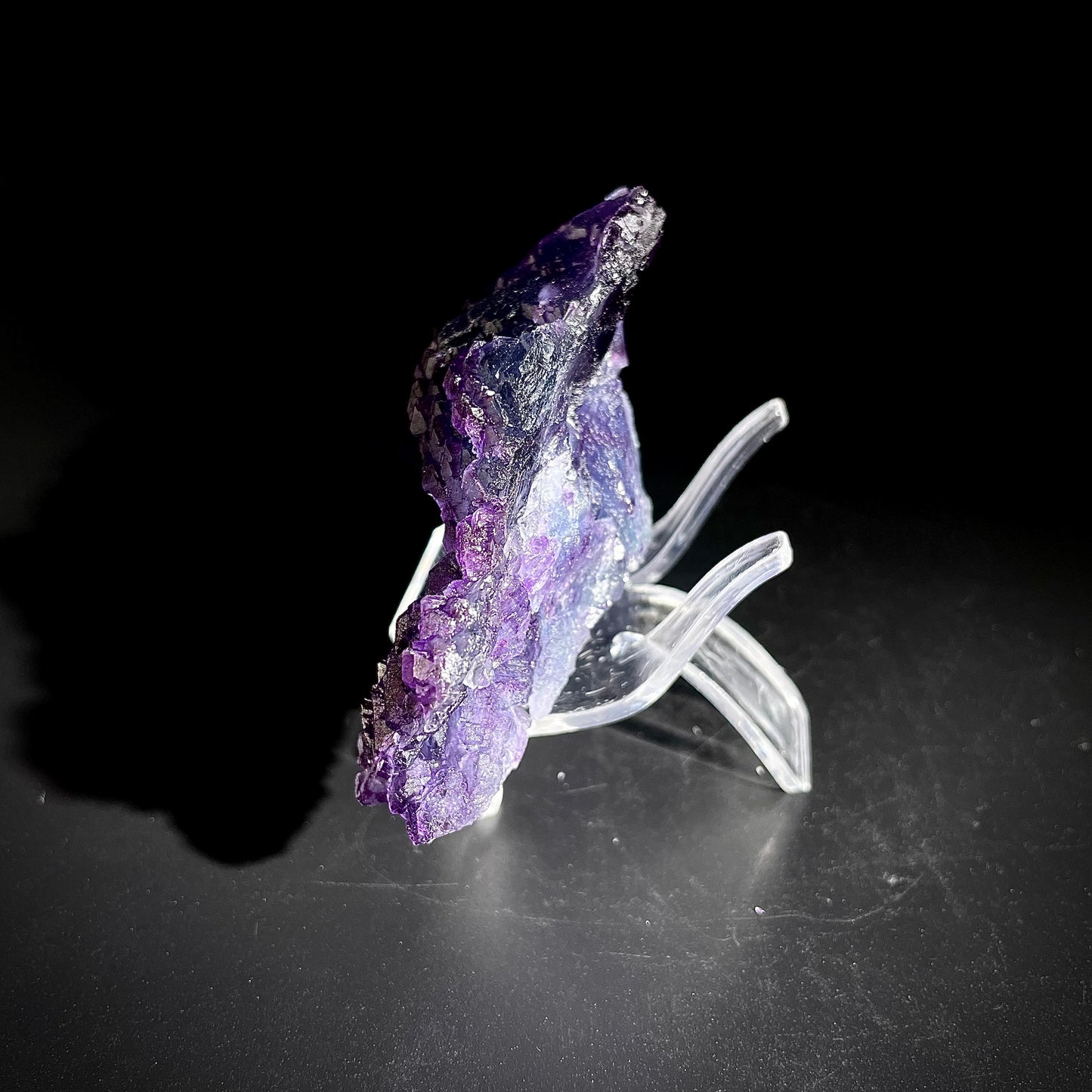Natural  Purple Fluorite Crystal Specimen |Zhejiang, China | 280g | 10*6*3.5cm