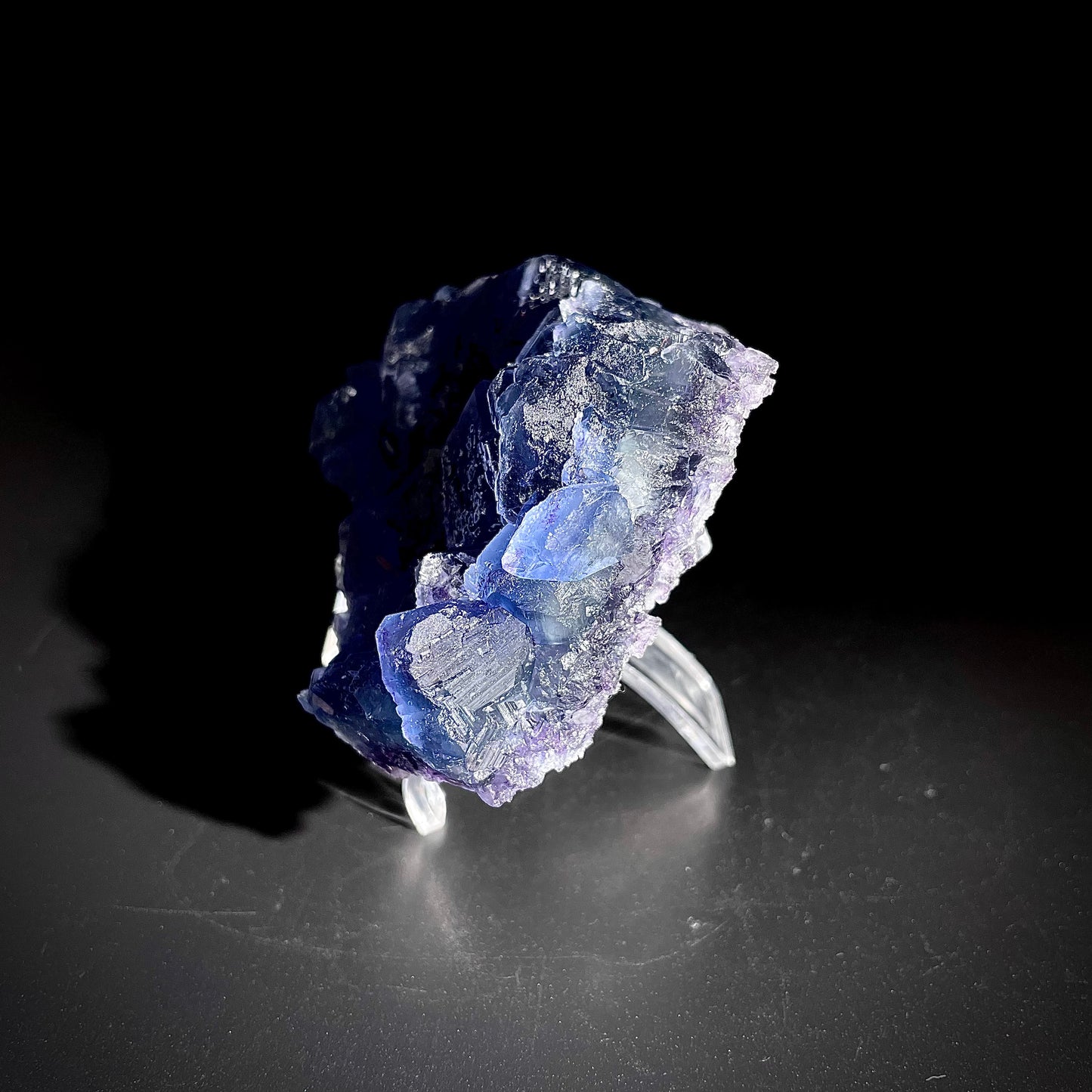 Natural  Purple Fluorite Crystal Specimen | Zhejiang, China | 300g |8.5*6.5*3.5cm