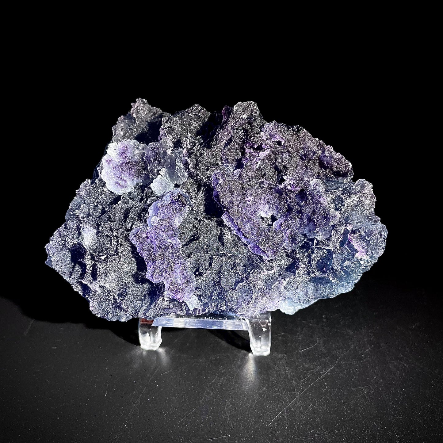 Natural  Purple Fluorite Crystal Specimen | Zhejiang, China | 300g |8.5*6.5*3.5cm