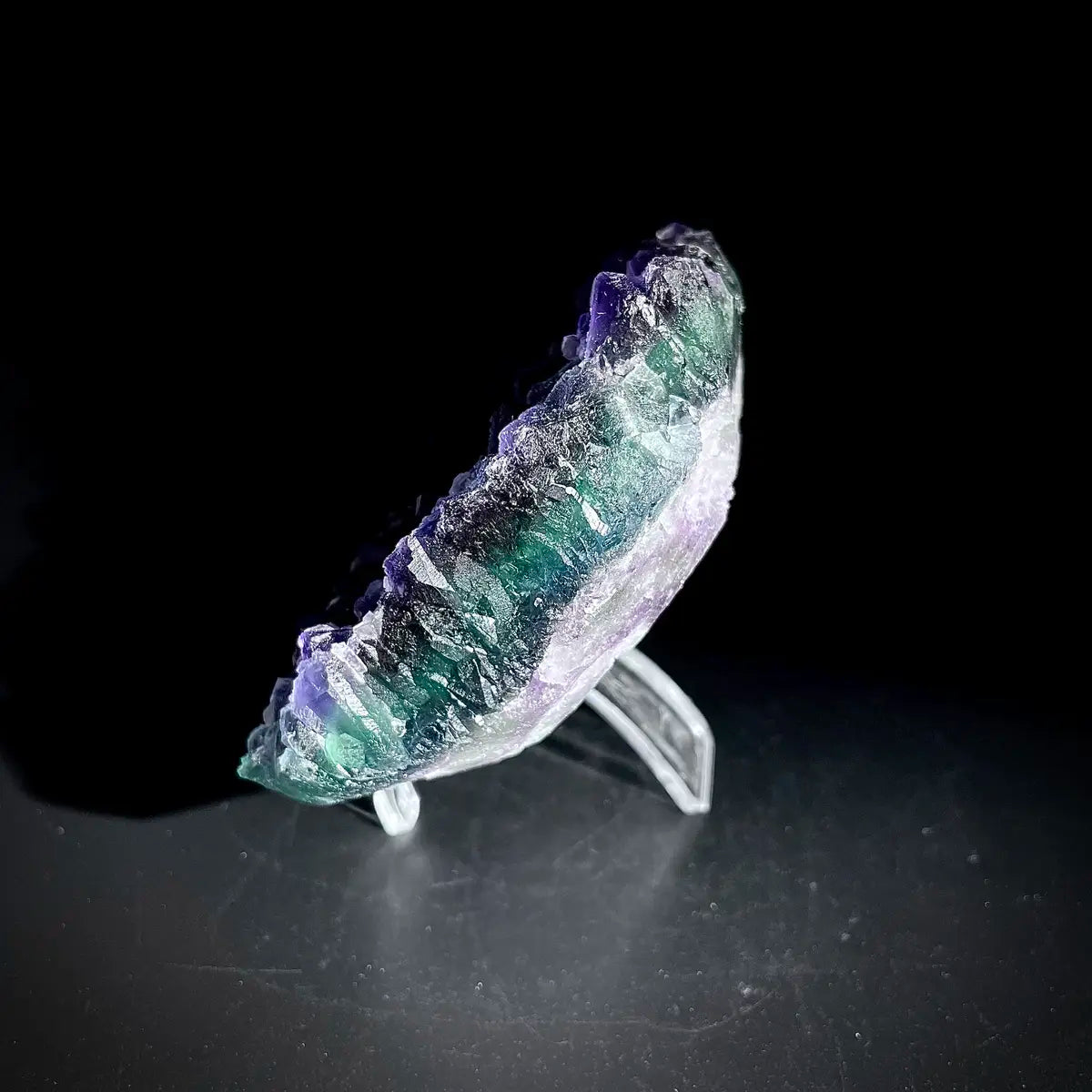 Natural  Purple Fluorite Crystal Specimen | Zhejiang, China | 470g |11.5*8*3.5cm