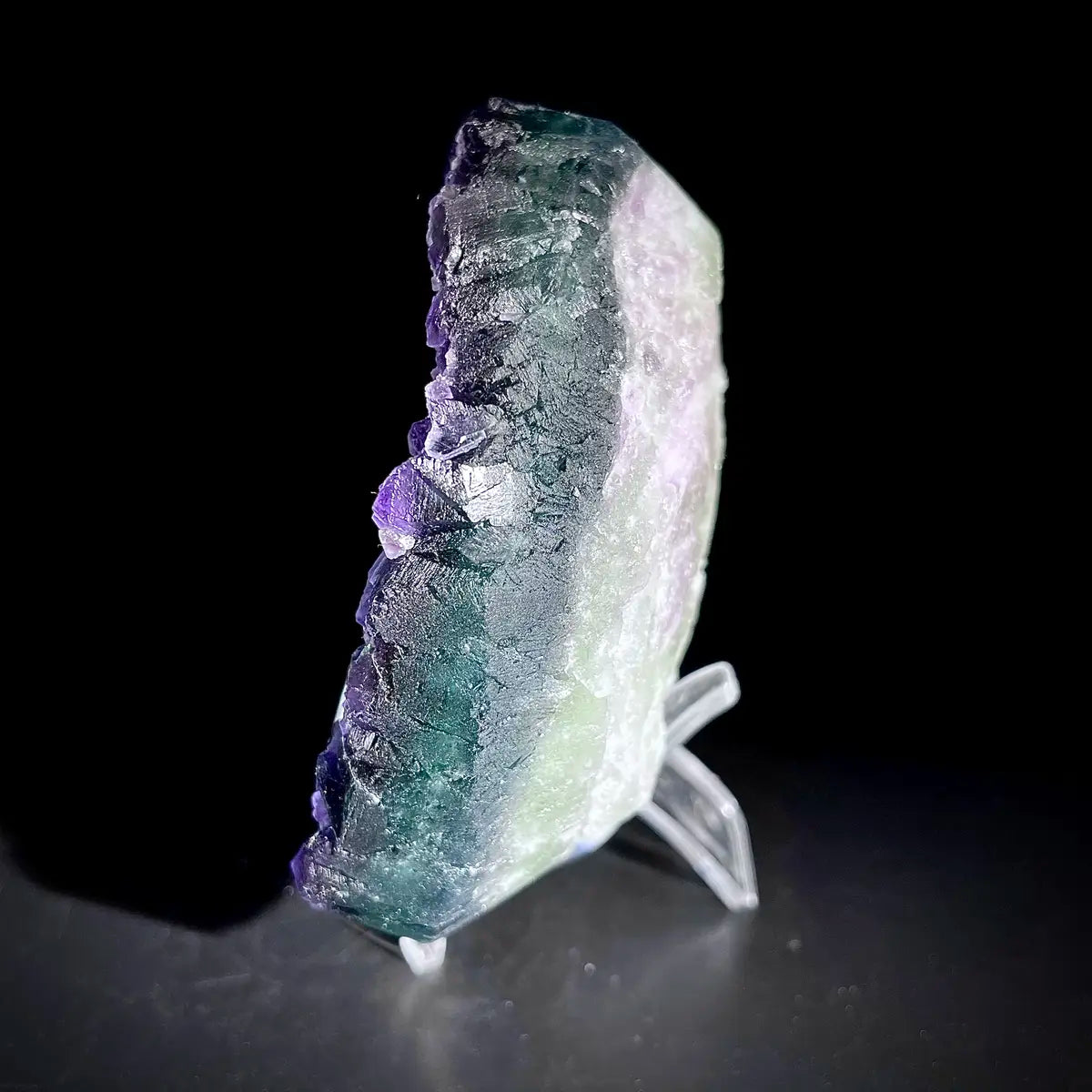 Natural  Purple Fluorite Crystal Specimen | Zhejiang, China | 510g |9*9*3cm