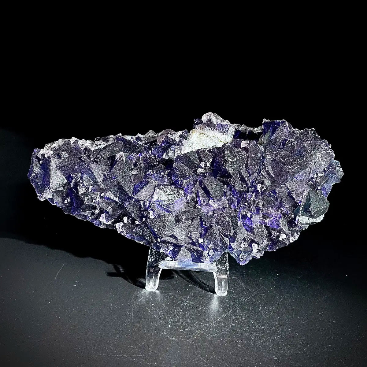 Natural  Purple Fluorite Crystal Specimen | Zhejiang, China | 610g |16*8*4.5cm