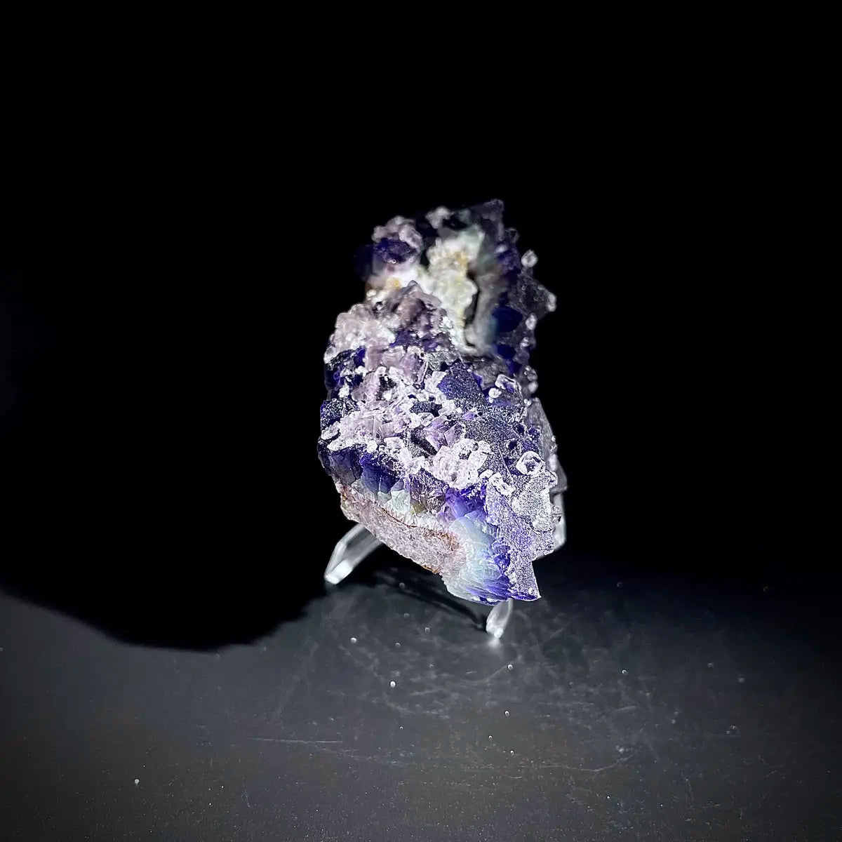 Natural  Purple Fluorite Crystal Specimen | Zhejiang, China | 610g |16*8*4.5cm