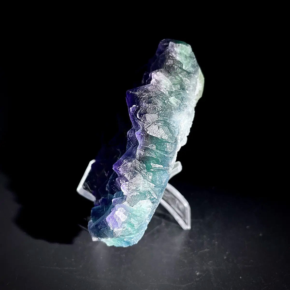 Natural  Purple Fluorite Crystal Specimen | Zhejiang, China | 370g |11*8*3cm