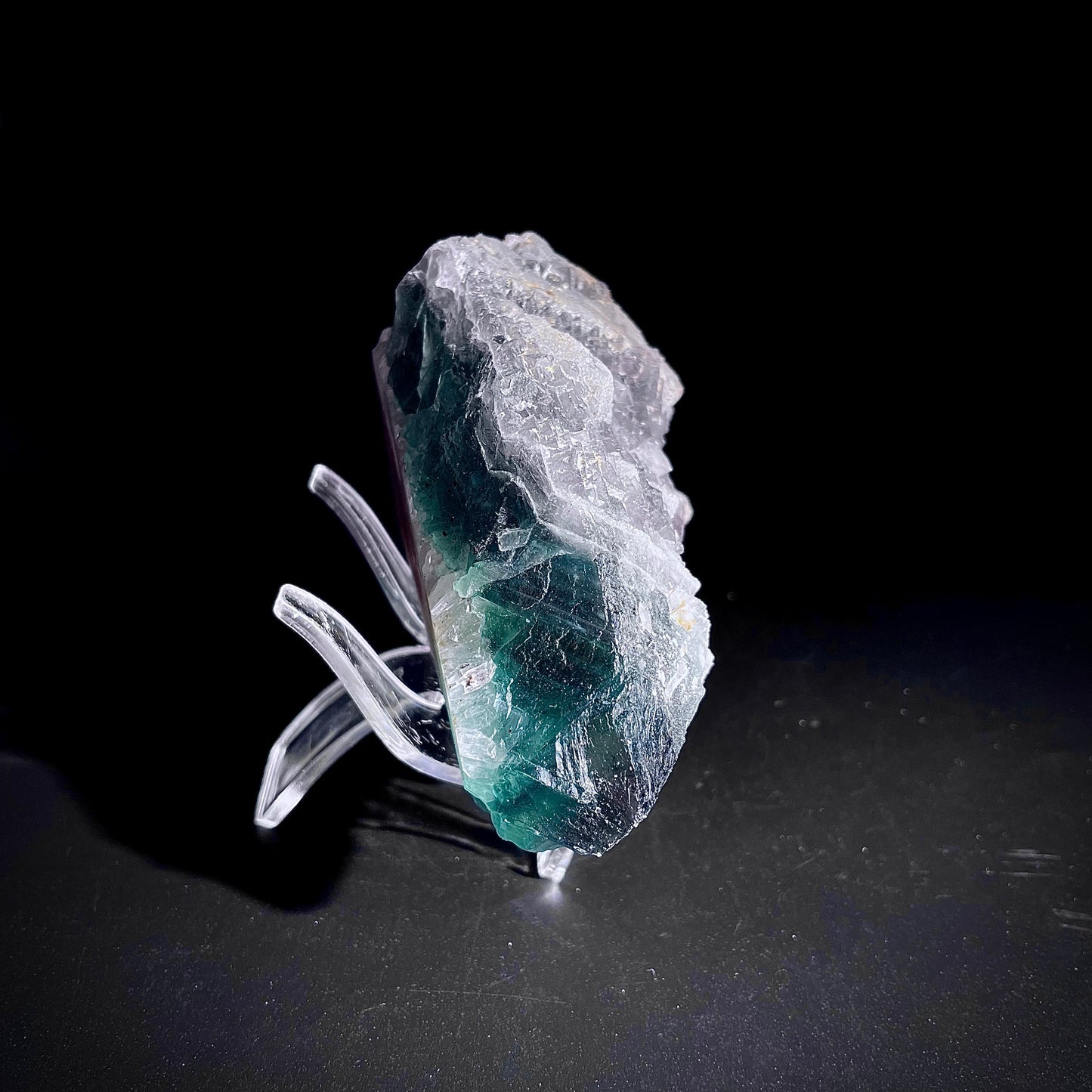 Natural  Octahedral Sugar Fluorite | Zhejiang, China | 370g |9*6.5*5cm