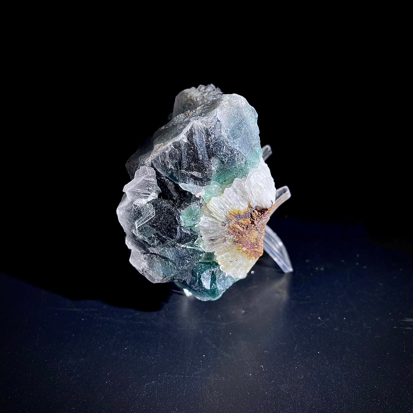 Natural  Octahedral Sugar Fluorite | Zhejiang, China | 370g |9*6.5*5cm