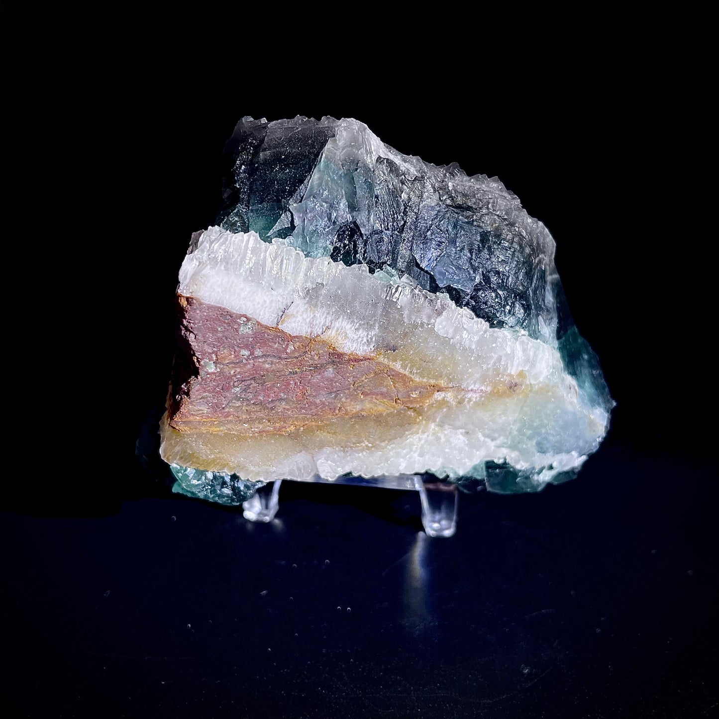 Natural  Octahedral Sugar Fluorite | Zhejiang, China | 370g |9*6.5*5cm