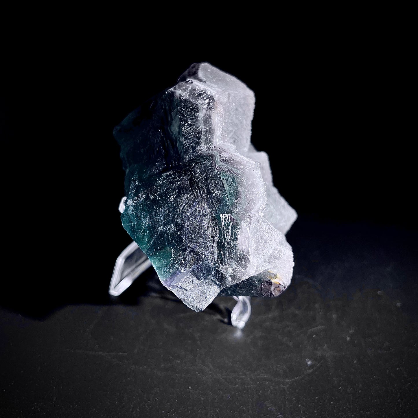 Natural  Octahedral Sugar Fluorite | Zhejiang, China | 290g |9*6.5*3cm