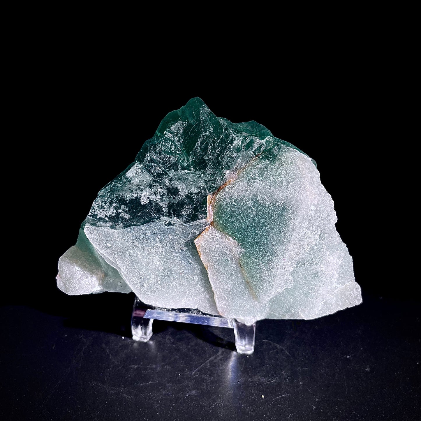 Natural  Octahedral Sugar Fluorite | Zhejiang, China | 320g |10*3.5*7cm