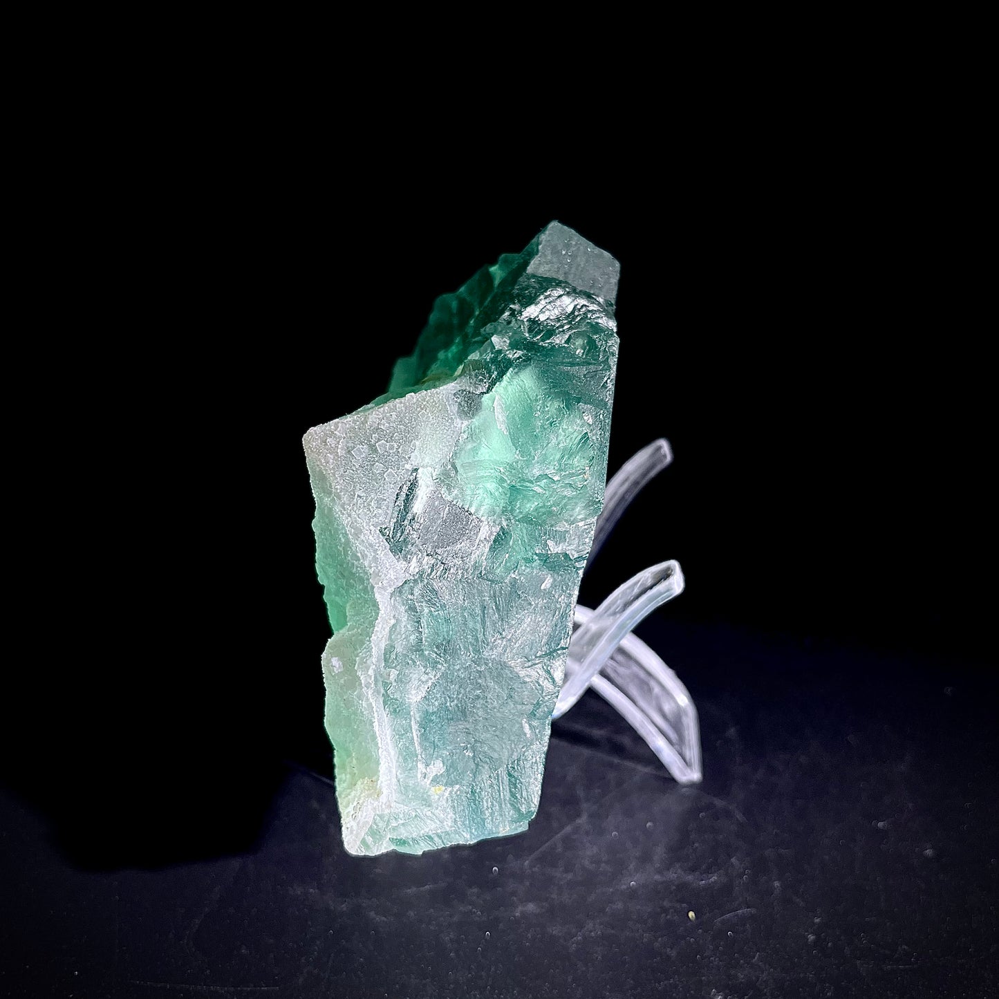 Natural  Octahedral Sugar Fluorite | Zhejiang, China | 320g |10*3.5*7cm