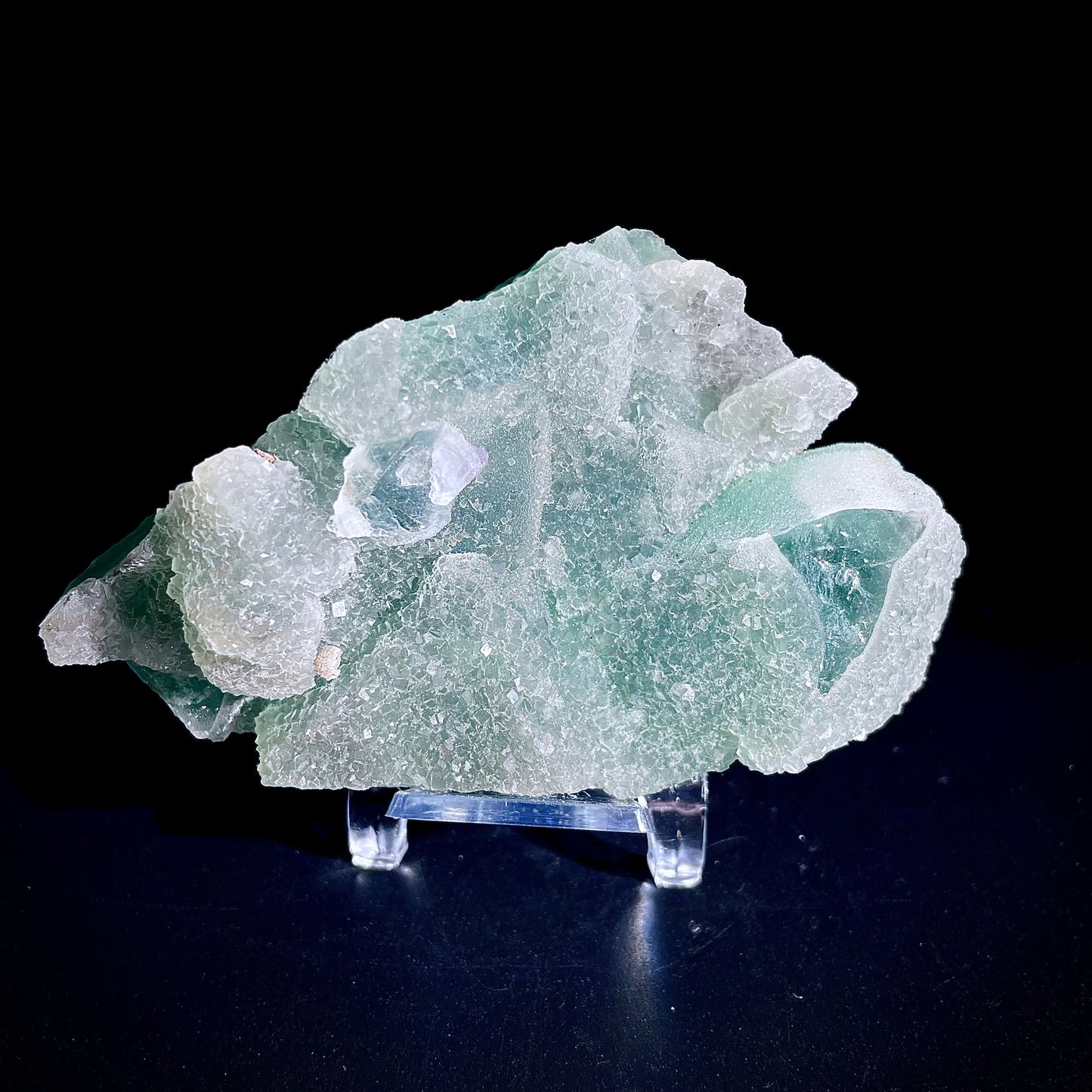 Natural  Octahedral Sugar Fluorite | Zhejiang, China | 270g |10.5*6.5*3cm