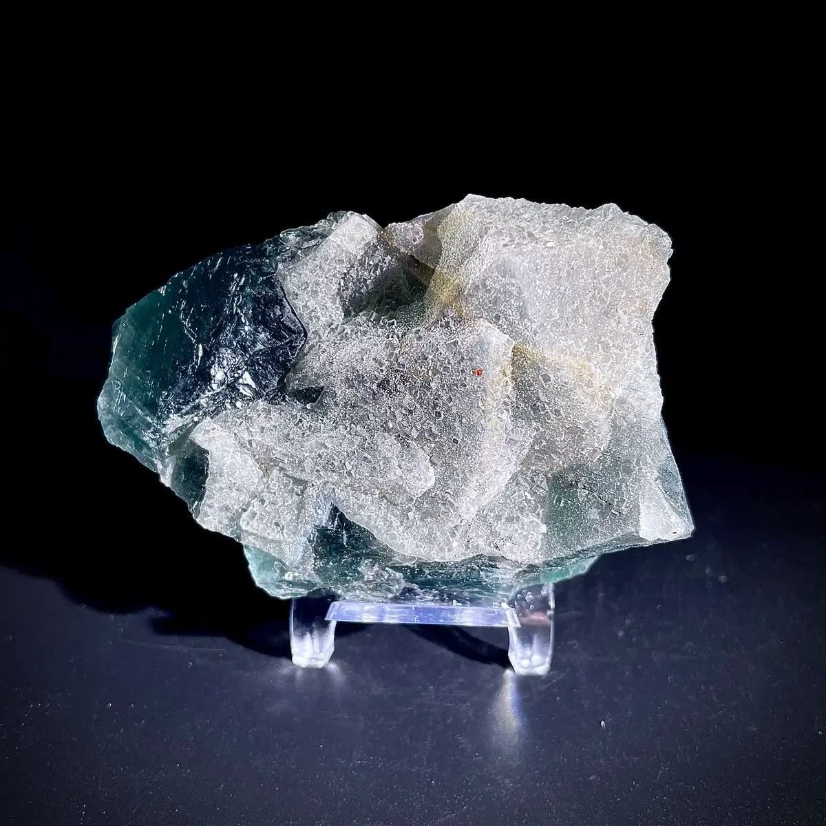 Natural  Octahedral Sugar Fluorite | Zhejiang, China | 300g |10.5*6.5*3.5cm