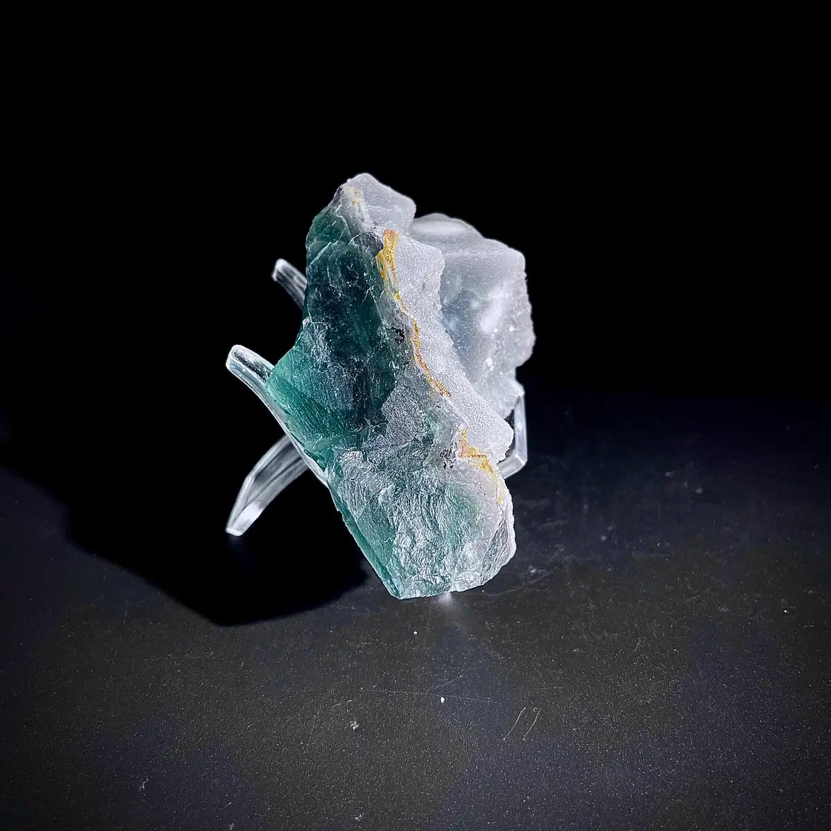 Natural  Octahedral Sugar Fluorite | Zhejiang, China | 210g |9.5*5.5*4.5cm