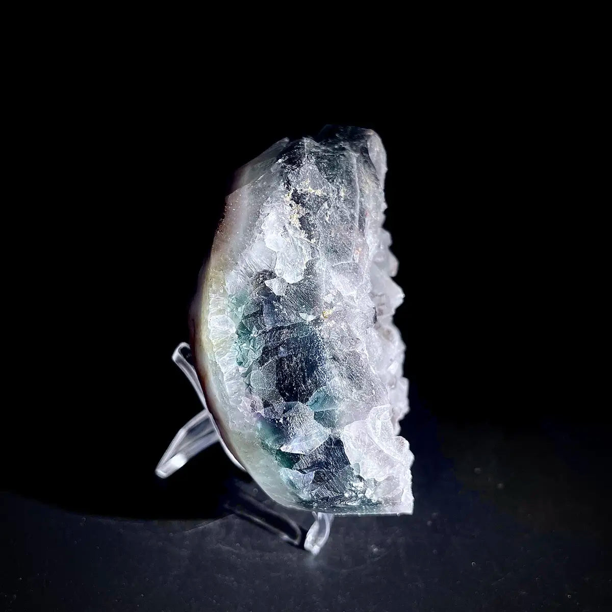 Natural  Octahedral Sugar Fluorite | Zhejiang, China | 460g |9.5*3.5*7cm