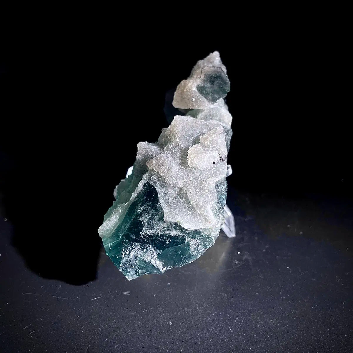 Natural  Octahedral Sugar Fluorite | Zhejiang, China | 400g |104*6*4cm