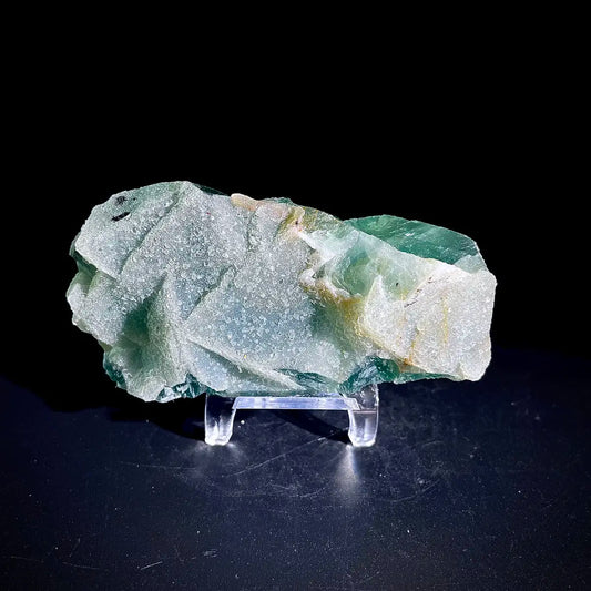 Natural  Octahedral Sugar Fluorite | Zhejiang, China | 220g |10*5*3cm