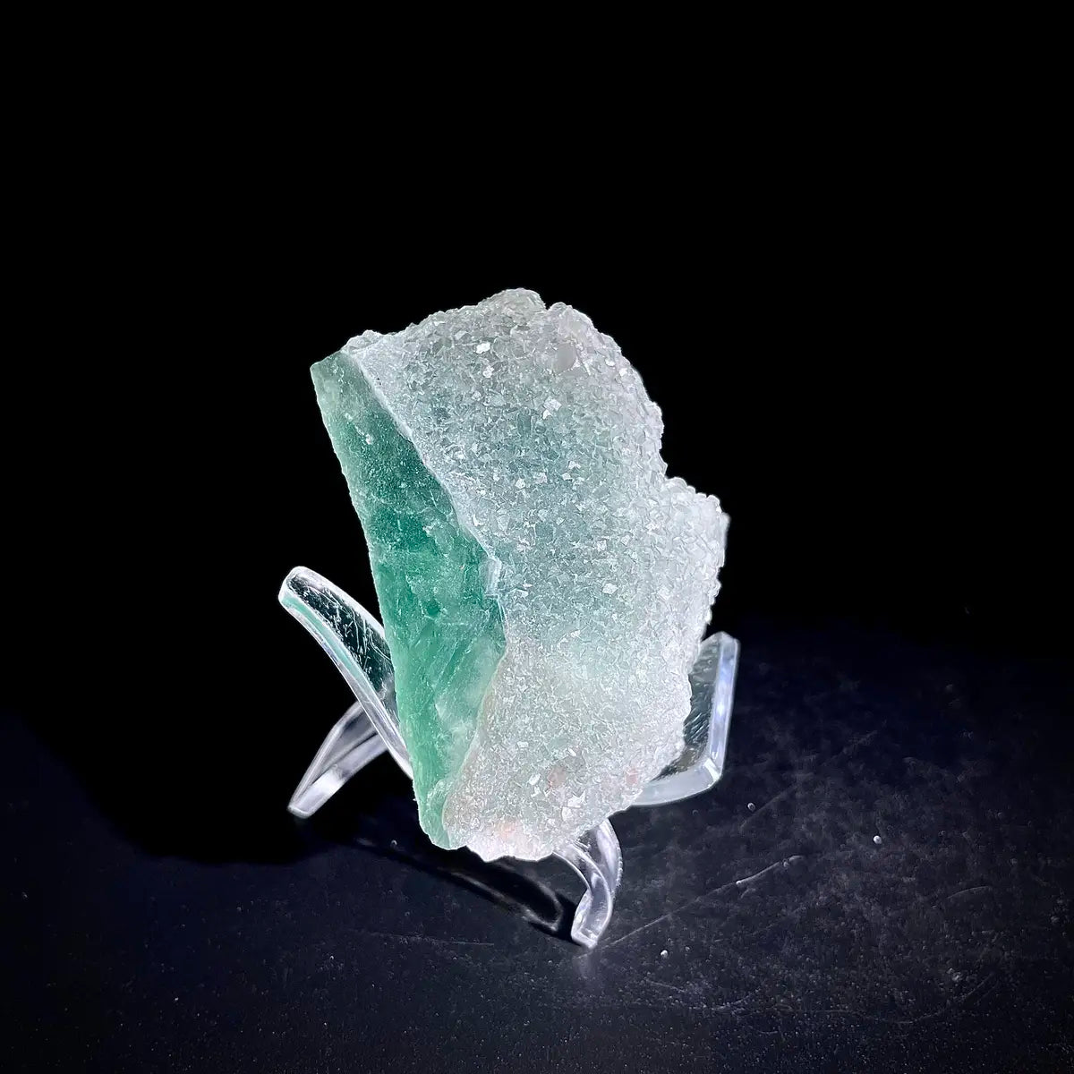 Natural  Octahedral Sugar Fluorite | Zhejiang, China | 210g |8*3.5*6cm