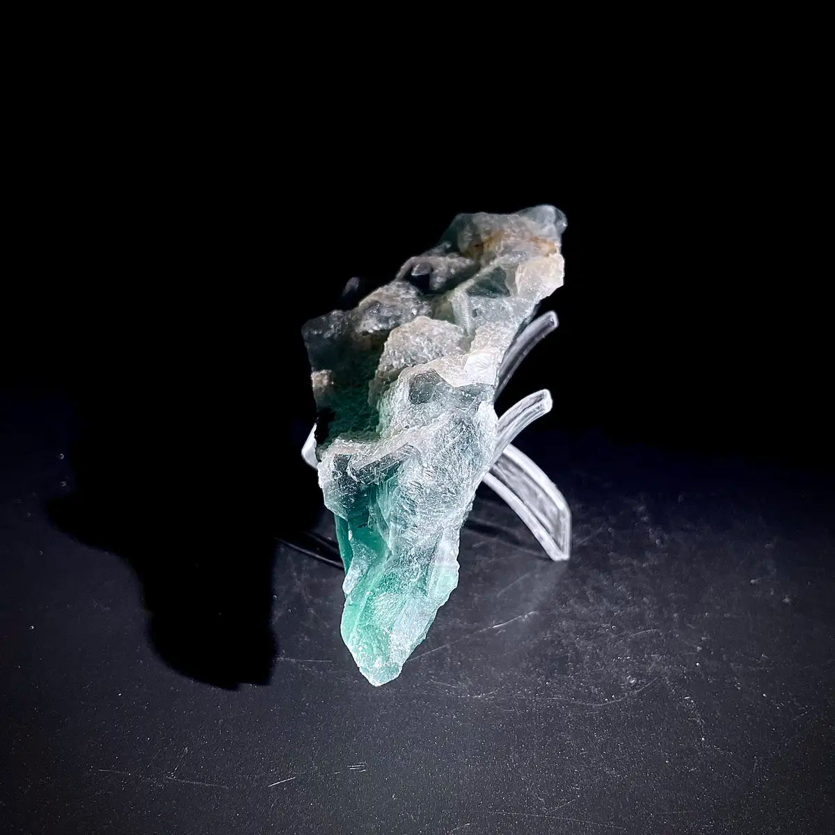 Natural  Octahedral Sugar Fluorite | Zhejiang, China | 290g | 12.5*6*3cm