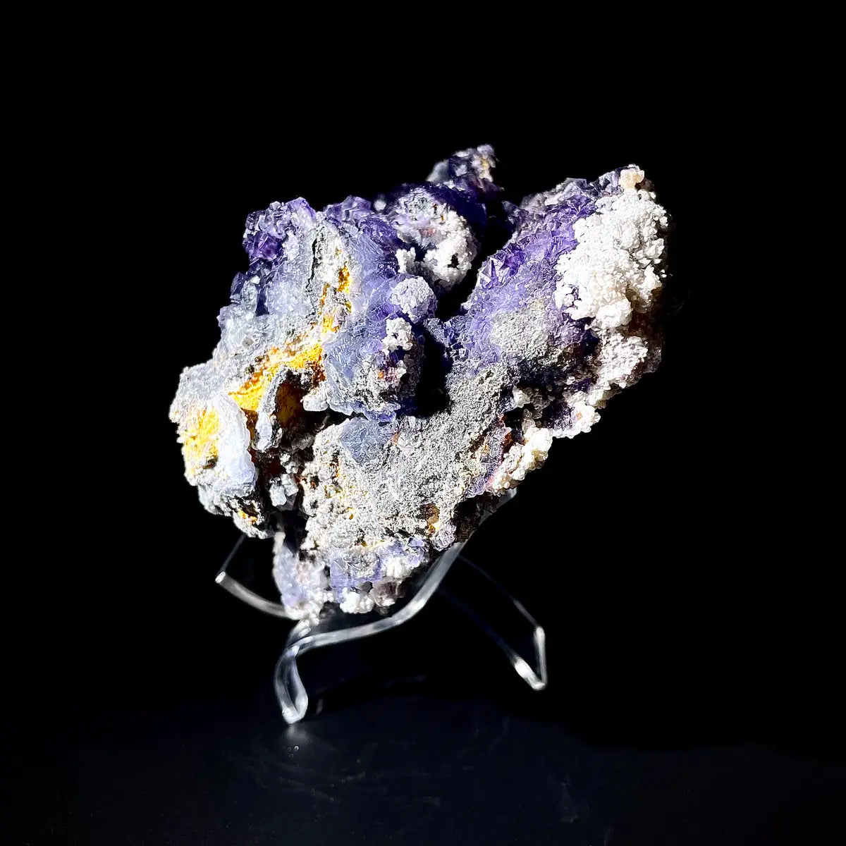 Natural  Octahedral Sugar Fluorite | Zhejiang, China | 1100g |15*10*6cm