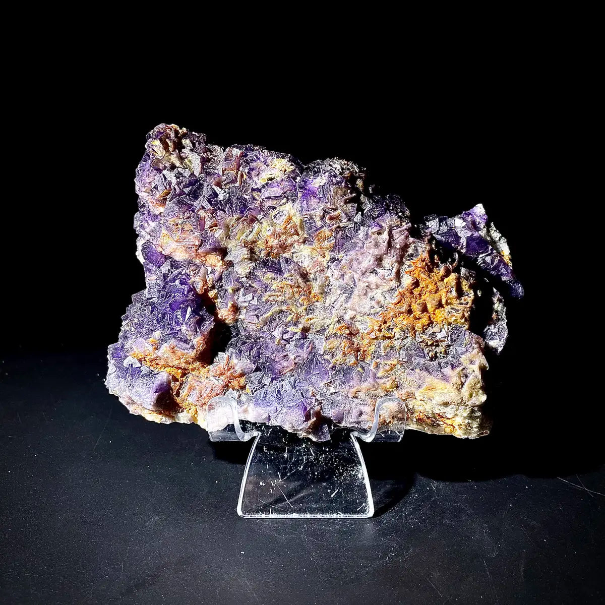 Natural  Octahedral Sugar Fluorite | Zhejiang, China | 640g |13.5*10*4cm