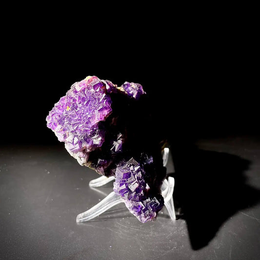 Natural  Octahedral Sugar Fluorite | Zhejiang, China | 640g |13.5*10*4cm