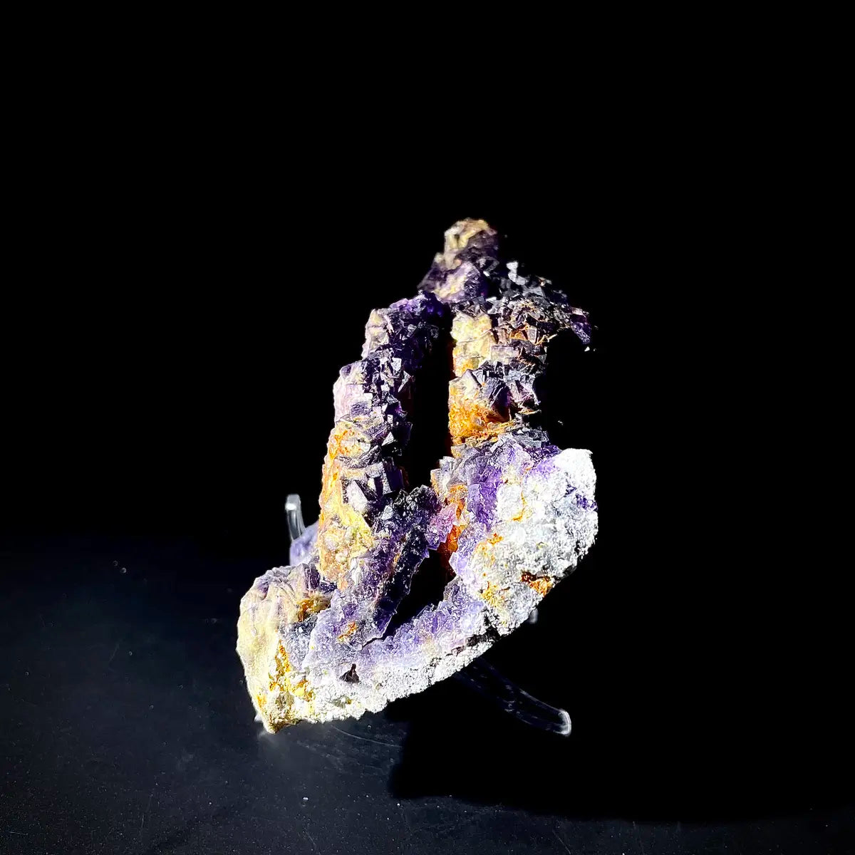 Natural  Octahedral Sugar Fluorite | Zhejiang, China | 640g |13.5*10*4cm