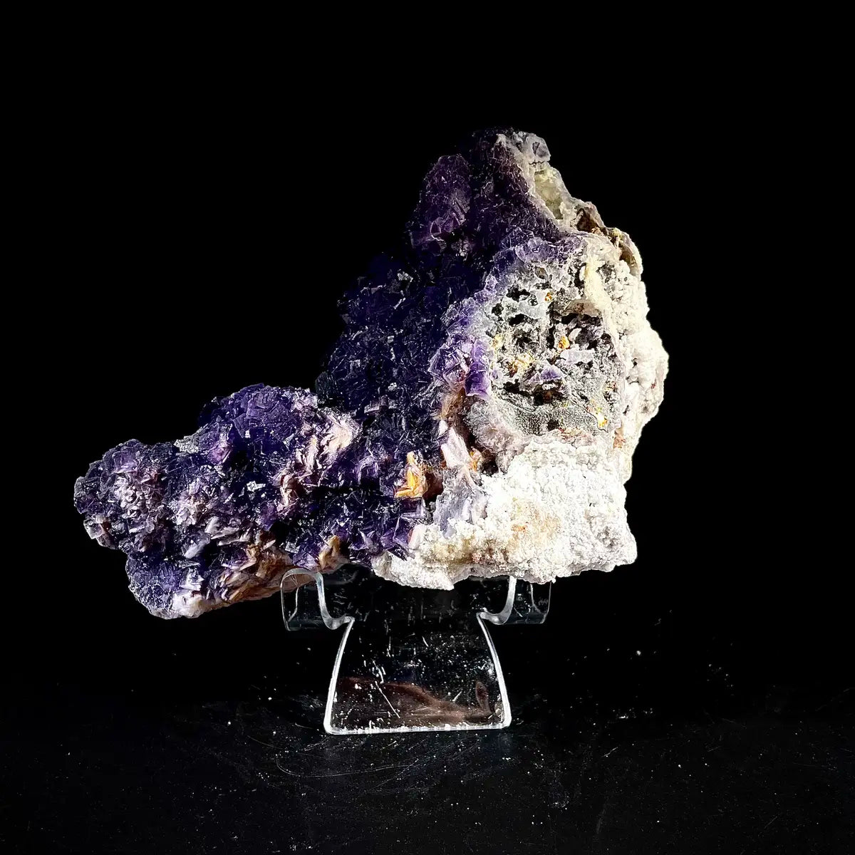 Natural  Octahedral Sugar Fluorite | Zhejiang, China | 620 g |13.5*9*6cm
