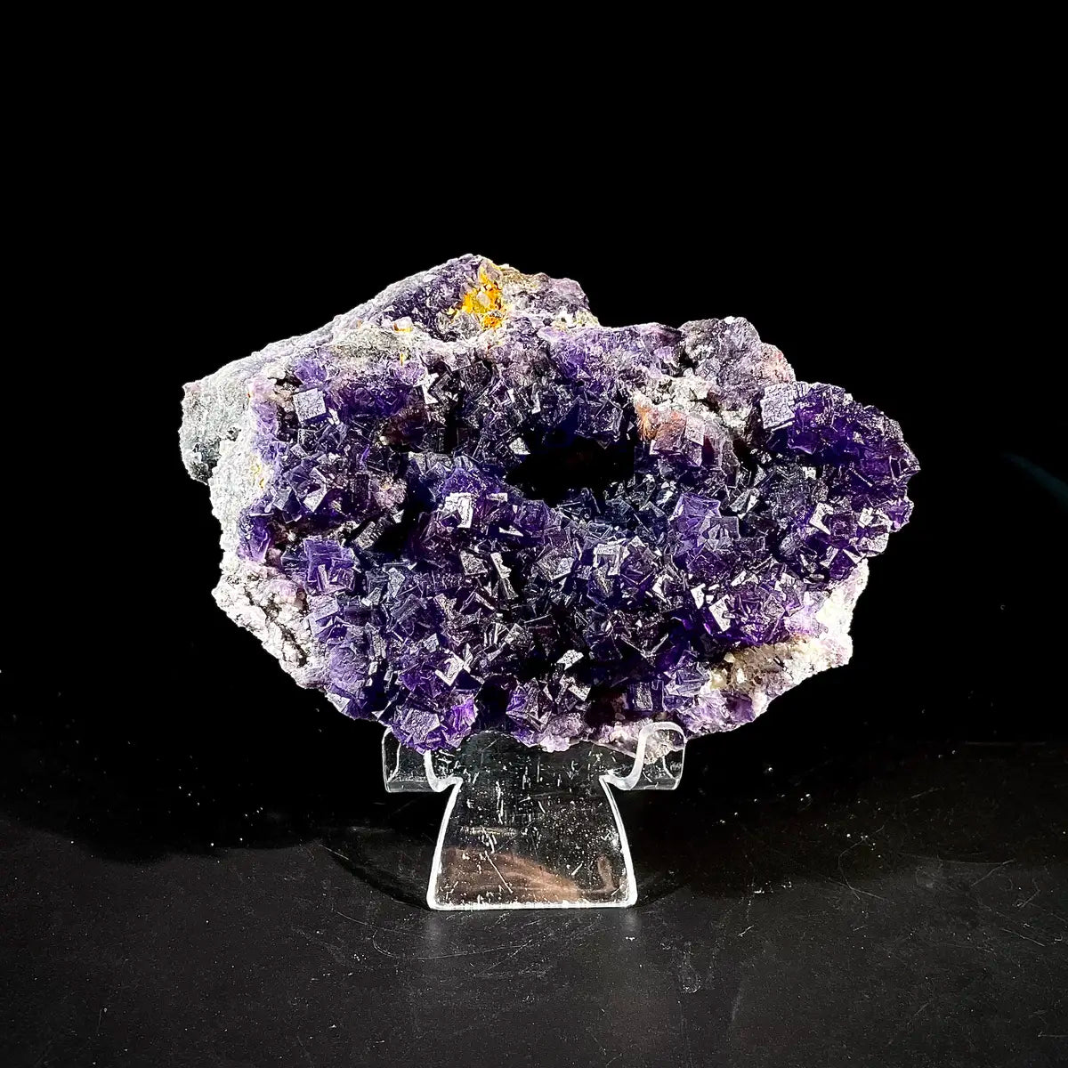 Natural  Octahedral Sugar Fluorite | Zhejiang, China | 830g |14.5*10.5*7cm